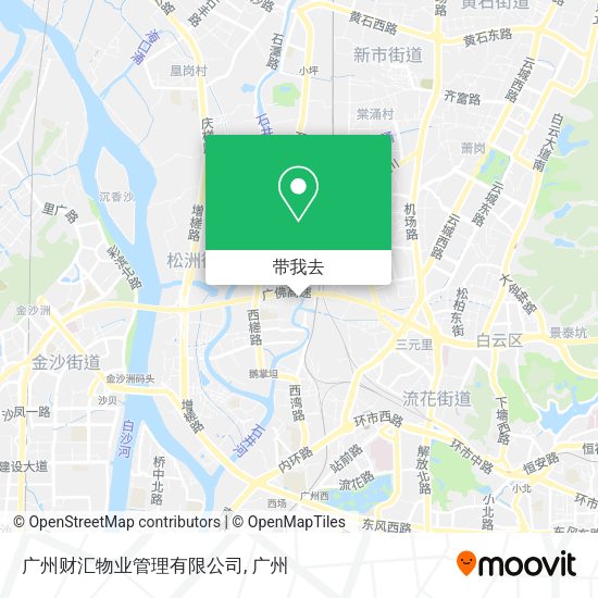 广州财汇物业管理有限公司地图