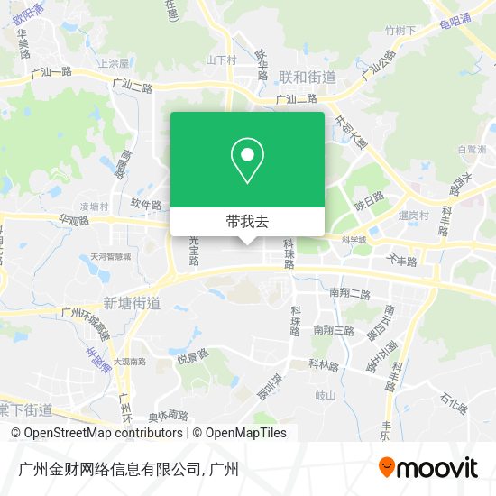 广州金财网络信息有限公司地图