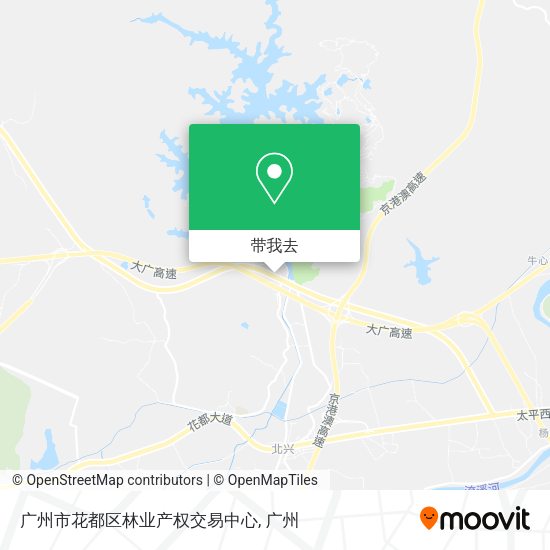 广州市花都区林业产权交易中心地图
