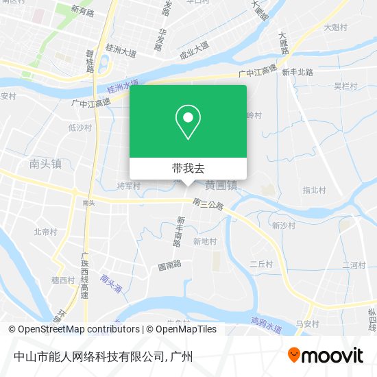 中山市能人网络科技有限公司地图