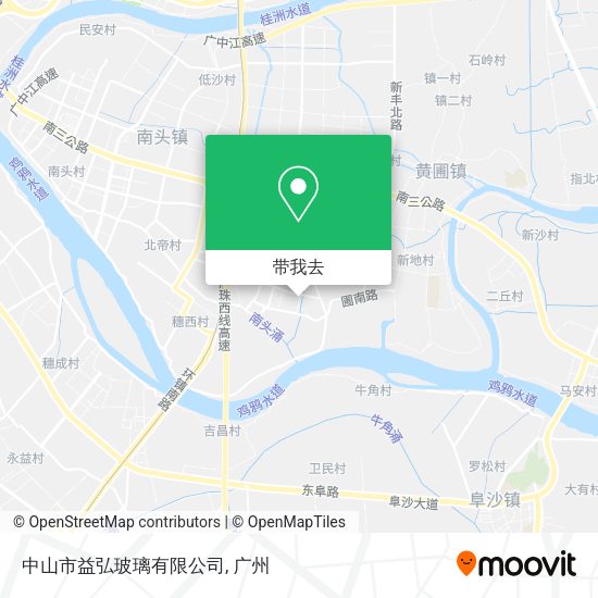 中山市益弘玻璃有限公司地图
