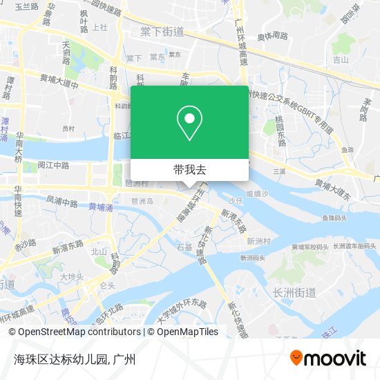 海珠区达标幼儿园地图