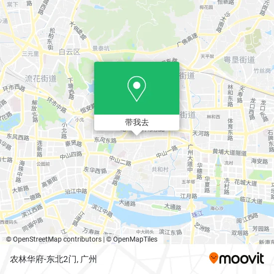 农林华府-东北2门地图