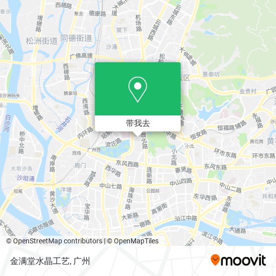 金满堂水晶工艺地图