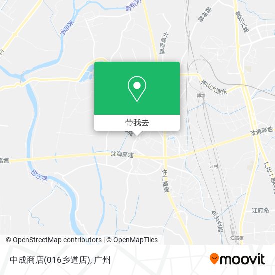 中成商店(016乡道店)地图