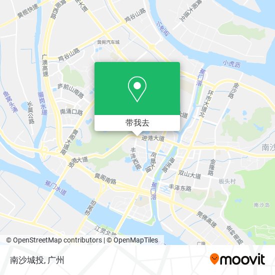 南沙城投地图