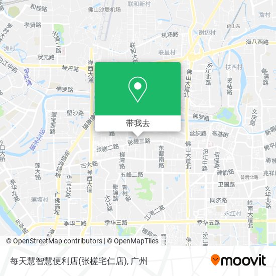 每天慧智慧便利店(张槎宅仁店)地图