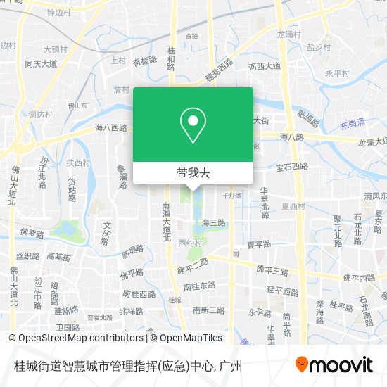 桂城街道智慧城市管理指挥(应急)中心地图