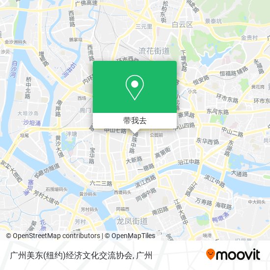 广州美东(纽约)经济文化交流协会地图