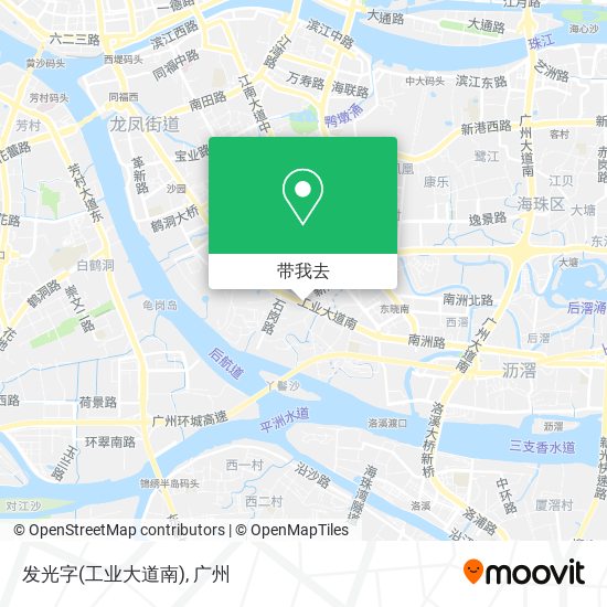 发光字(工业大道南)地图