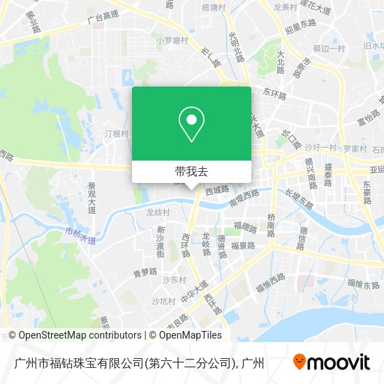 广州市福钻珠宝有限公司(第六十二分公司)地图