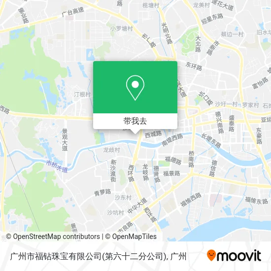广州市福钻珠宝有限公司(第六十二分公司)地图