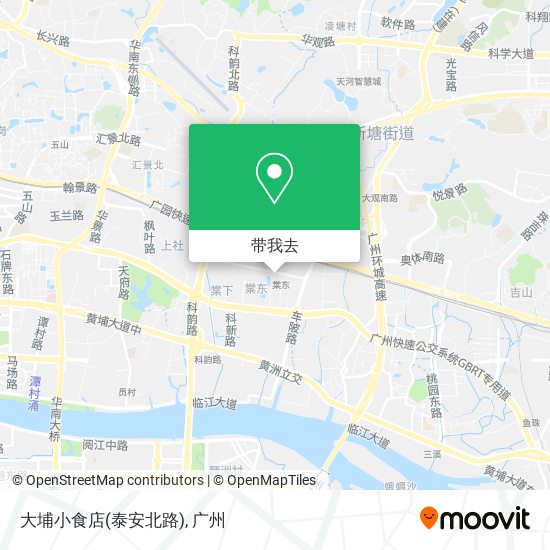 大埔小食店(泰安北路)地图