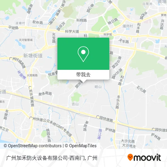 广州加禾防火设备有限公司-西南门地图