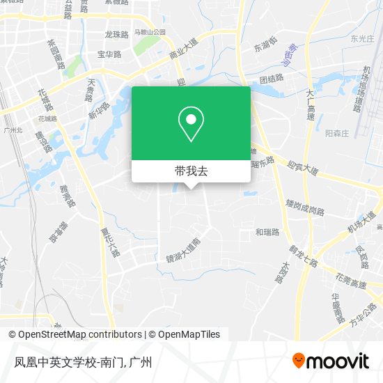 凤凰中英文学校-南门地图