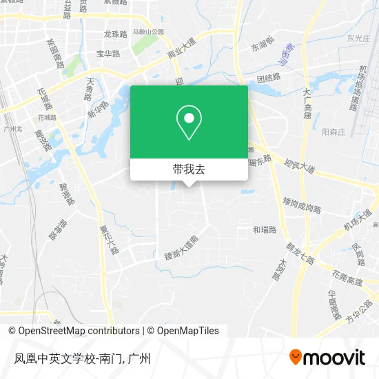 凤凰中英文学校-南门地图