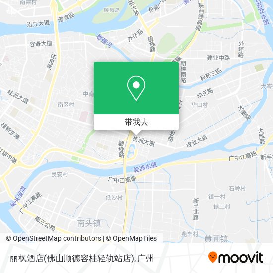 丽枫酒店(佛山顺德容桂轻轨站店)地图