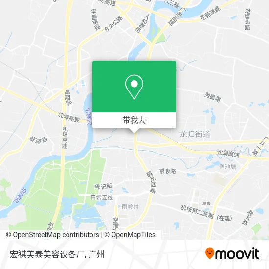 宏祺美泰美容设备厂地图