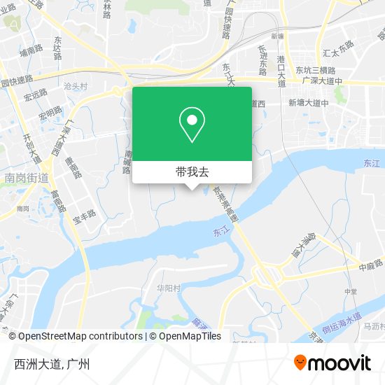 西洲大道地图