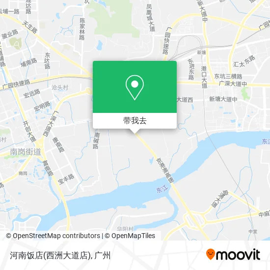 河南饭店(西洲大道店)地图