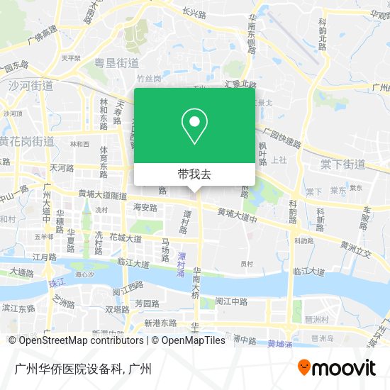 广州华侨医院设备科地图