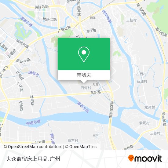 大众窗帘床上用品地图