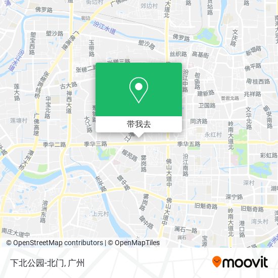 下北公园-北门地图