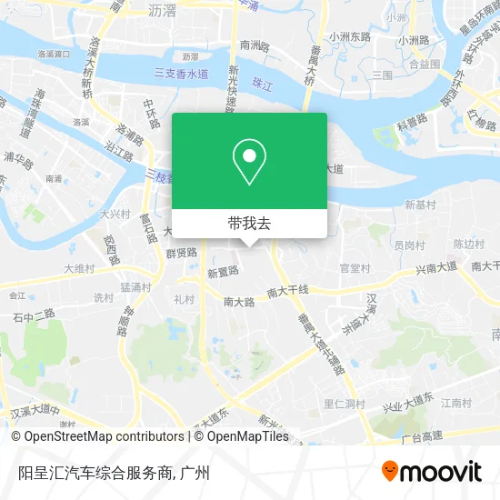 阳呈汇汽车综合服务商地图