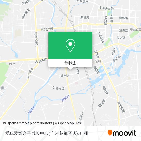 爱玩爱游亲子成长中心(广州花都区店)地图