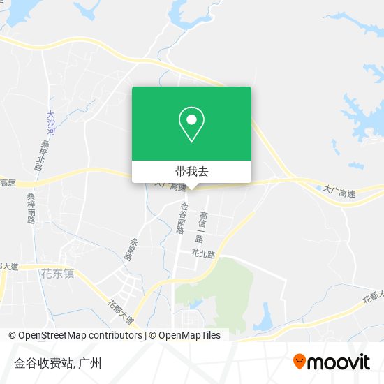 金谷收费站地图