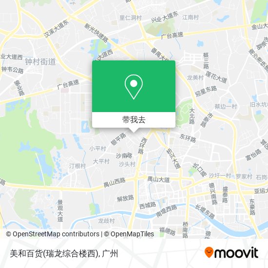美和百货(瑞龙综合楼西)地图