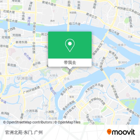 官洲北苑-东门地图