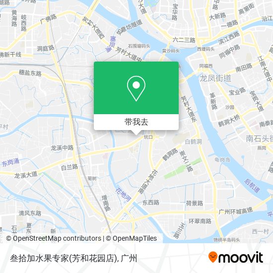 叁拾加水果专家(芳和花园店)地图