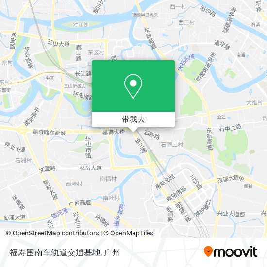 福寿围南车轨道交通基地地图