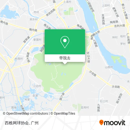 西樵网球协会地图
