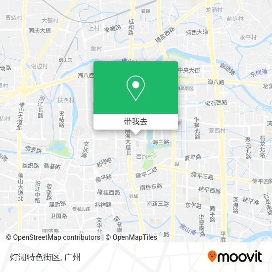 灯湖特色街区地图