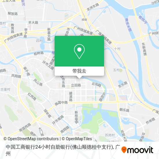 中国工商银行24小时自助银行(佛山顺德桂中支行)地图