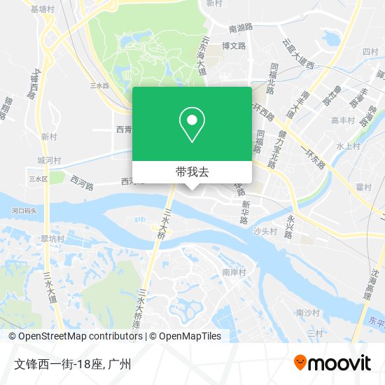 文锋西一街-18座地图