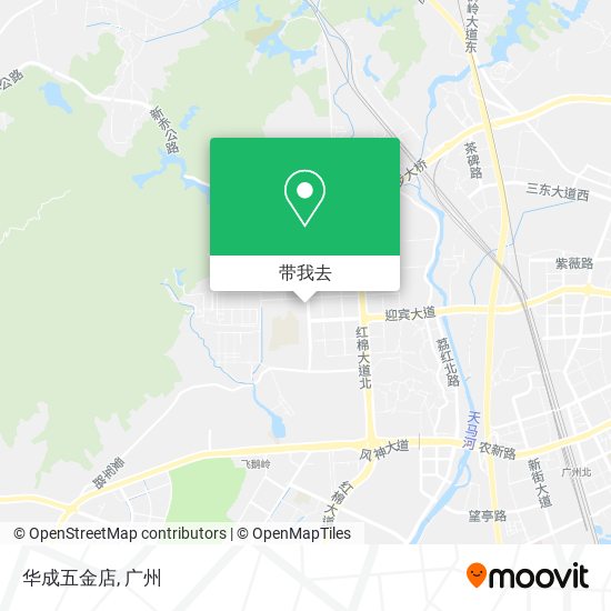 华成五金店地图
