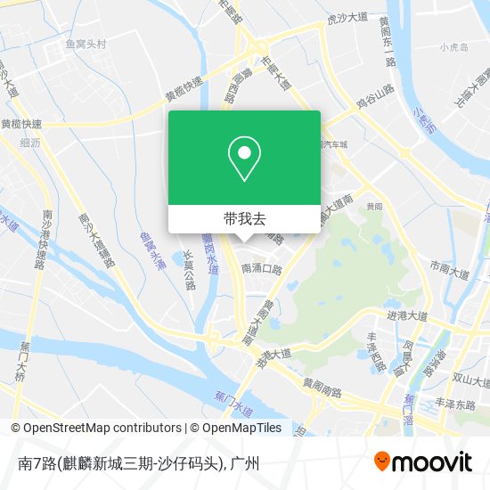 南7路(麒麟新城三期-沙仔码头)地图