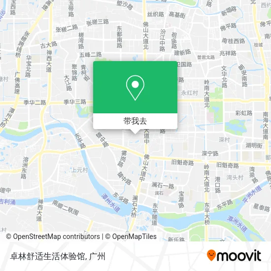 卓林舒适生活体验馆地图