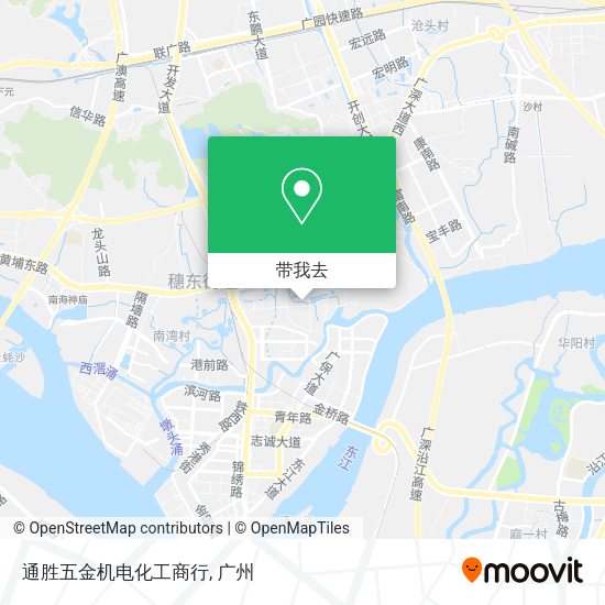 通胜五金机电化工商行地图
