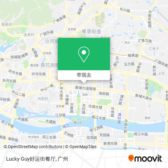 Lucky Guy好运街餐厅地图