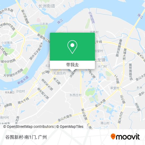 谷围新村-南1门地图