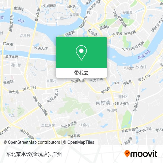 东北菜水饺(金坑店)地图