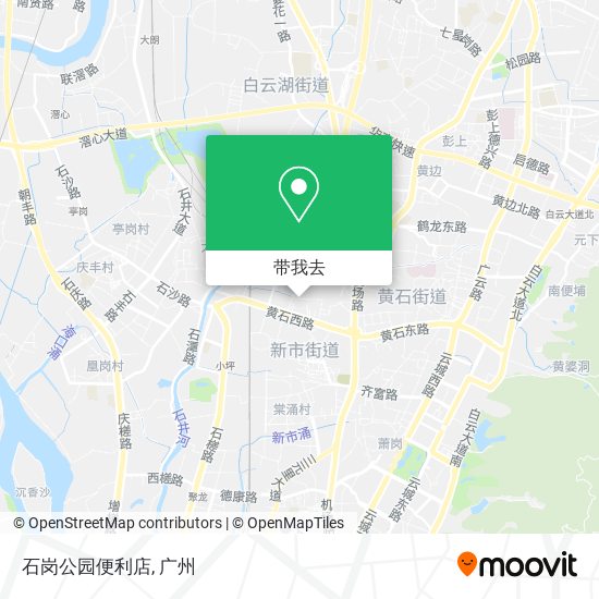 石岗公园便利店地图