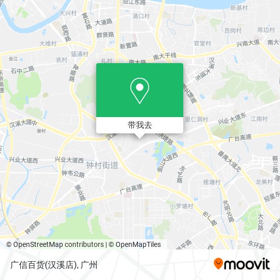 广信百货(汉溪店)地图