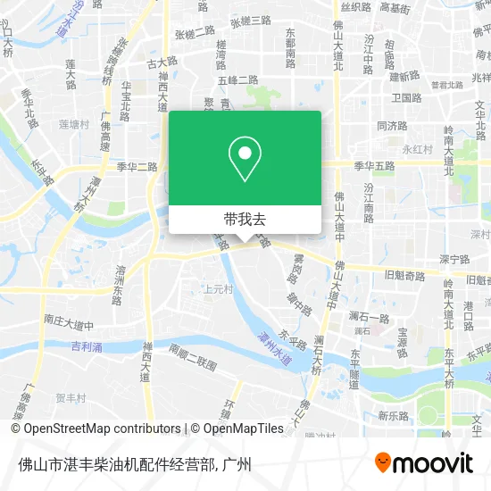 佛山市湛丰柴油机配件经营部地图