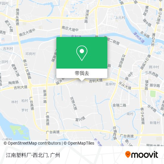 江南塑料厂-西北门地图