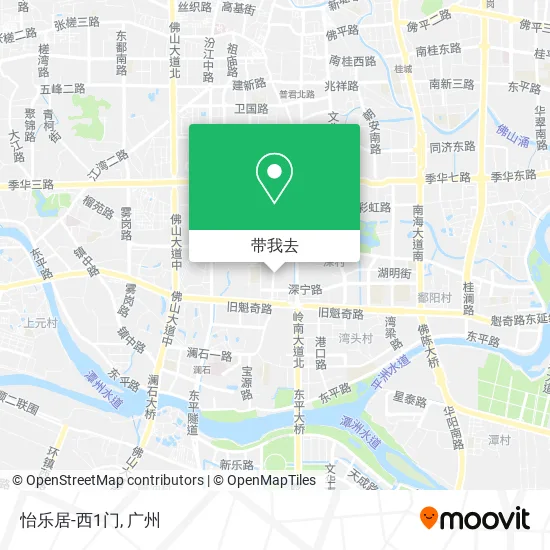 怡乐居-西1门地图